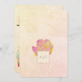 Aloha Waterverf Floral Kaart (Voorkant / Achterkant)