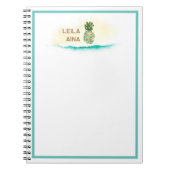 Aloha Waterverf Pineapple Island Notitieboek (Voorkant)