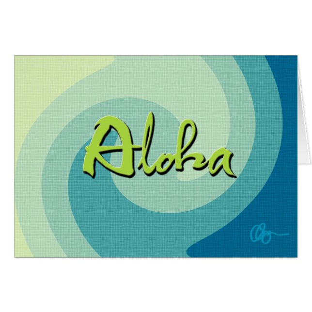 Aloha Waves (Voorkant Horizontaal)