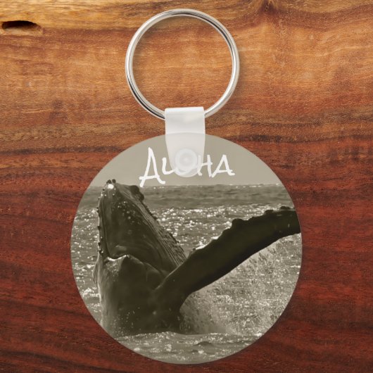Aloha Whale Sleutelhanger (Voorkant)