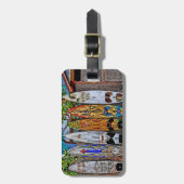 Aloha Y'All bagagelabel (Voorkant verticaal)