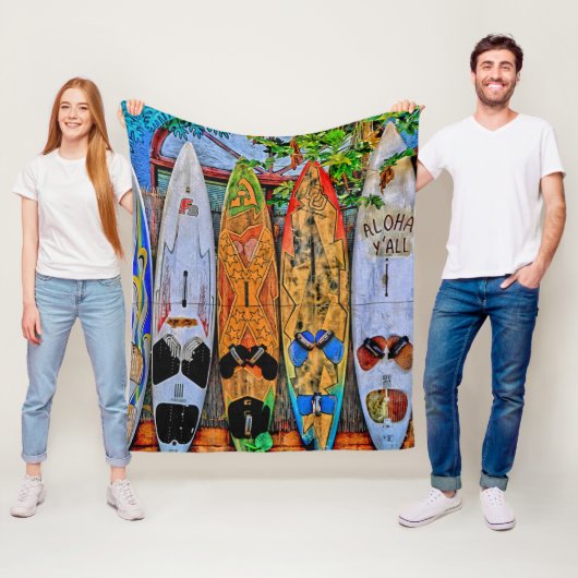 Aloha Yall Fleece Deken (In situ)