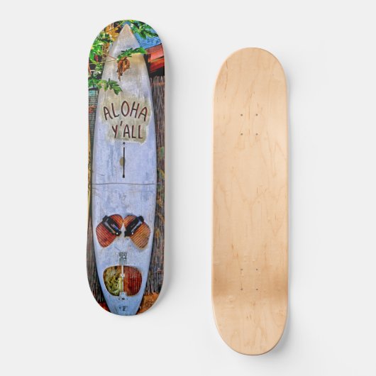 Aloha Yall Persoonlijk Skateboard (Voorkant)