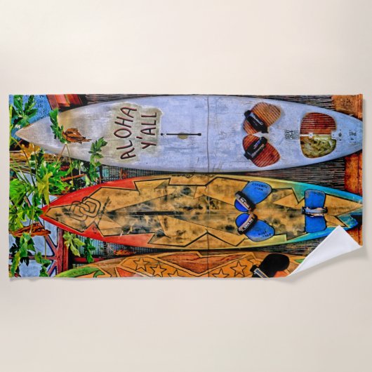 Aloha Yall Strandlaken (Voorkant)