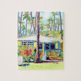 Aloha Yellow Plantation Cottage van Kauai Legpuzzel