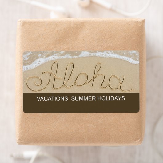 Aloha-zand Etiket (Insitu)