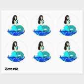 Aloha Zeemeermin stickers (Vel)