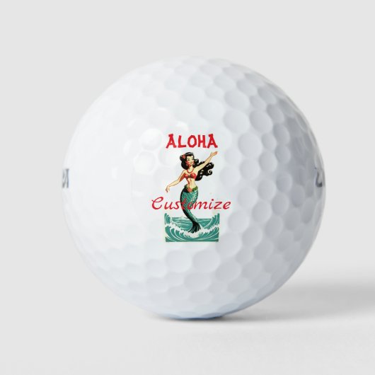 Aloha Zeemeermin Thunder_Thunder_Cove Golfballen (Voorkant)