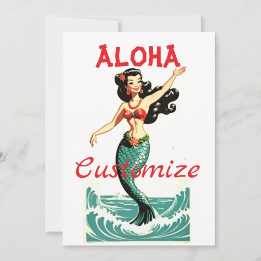 Aloha Zeemeermin Thunder_Thunder_Cove Kaart (Voorkant)
