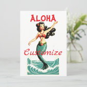 Aloha Zeemeermin Thunder_Thunder_Cove Kaart (Staand voorkant)