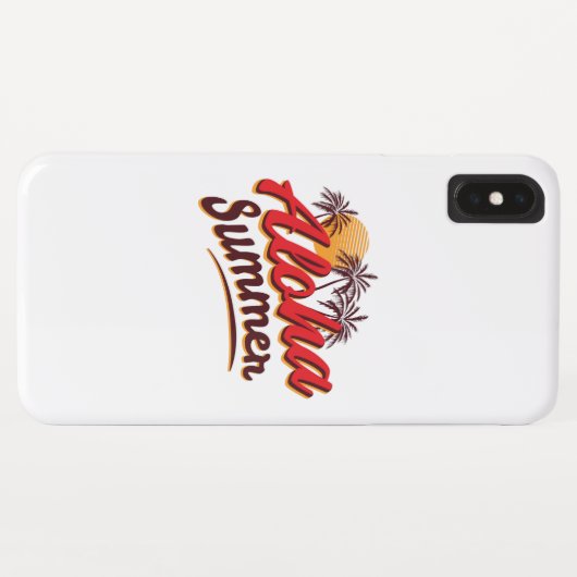 Aloha Zomer Case-Mate iPhone Case (Achterkant (horizontaal))