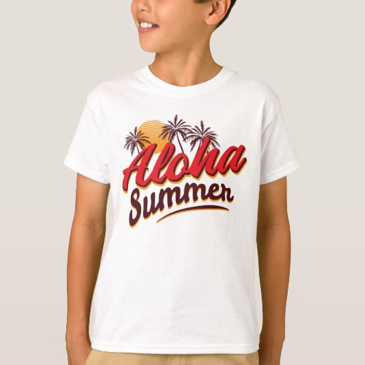 Aloha Zomer T-shirt (Voorkant)