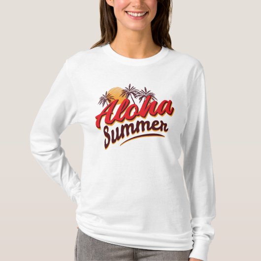 Aloha Zomer T-shirt (Voorkant)