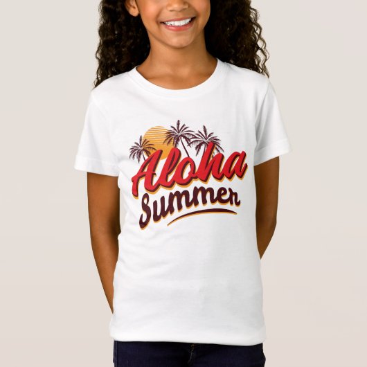 Aloha Zomer T-shirt (Voorkant)