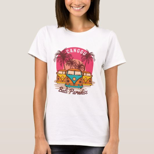 Aloha zomersurfende bali paradijs t-shirt (Voorkant)
