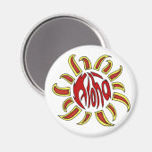 Aloha Zonnemaget Magneet (Voorkant / Achterkant)