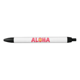 Aloha zwarte pen