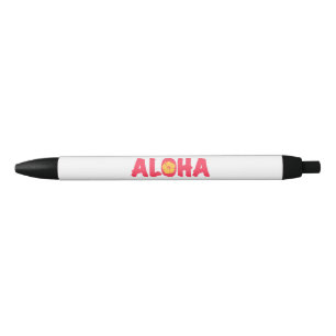 Aloha zwarte pen