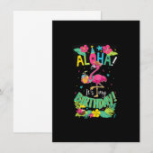 Aloha's Shirt van mijn verjaardag - Happy Hawaiian Kaart (Voorkant / Achterkant)