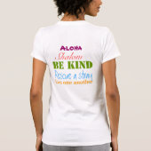 AlohaShalomBeKind T-shirt (Achterkant)