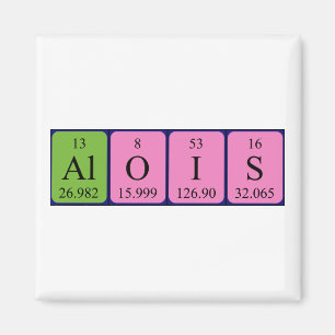 Alois periodiek table name magnet