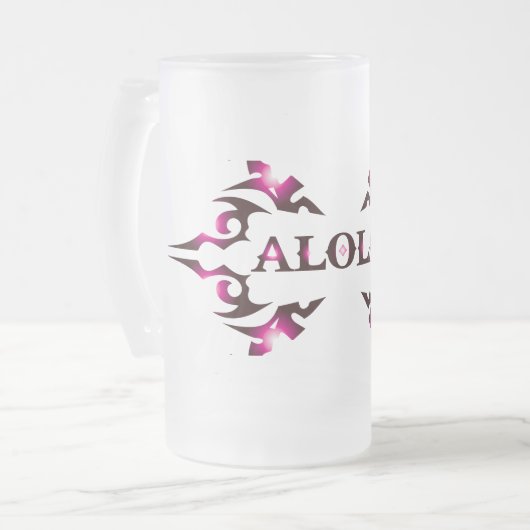 Alola Beer Glass Matglas Bierpul (Voorkant links)