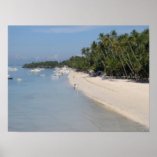 Alona Beach, Panglao Island, Bohol, Filipijnen Poster (Voorkant)