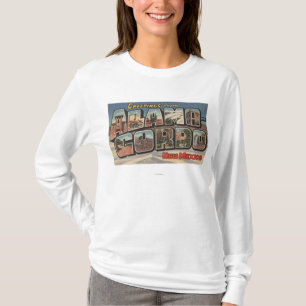 Alonder ordo, New Mexico - Grote Letter-scènes T-shirt