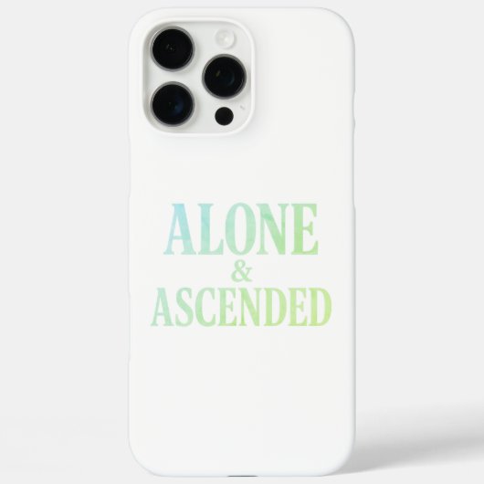 Alone & Ascended - De kunst van de verheven eenzaa Case-Mate iPhone Case (Achterkant)