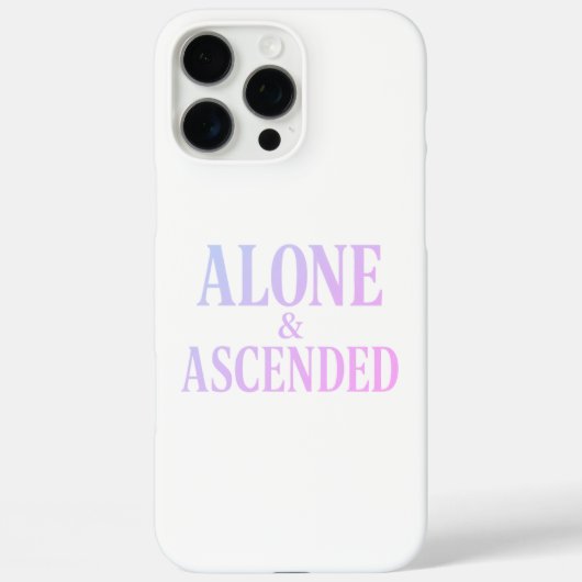 Alone & Ascended - De kunst van de verheven eenzaa Case-Mate iPhone Case (Achterkant)