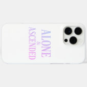 Alone & Ascended - De kunst van de verheven eenzaa Case-Mate iPhone Case (Achterkant (horizontaal))