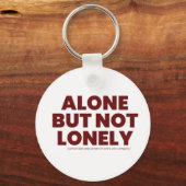 Alone But Not Lonely Sleutelhanger (Voorkant)