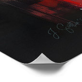 Alone by the Lake – Solitude at Sunset Poster (Hoek)