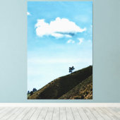 Alone Canvas Afdruk (Insitu (Houten vloer))