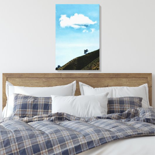 Alone Canvas Afdruk (Insitu (Slaapkamer))