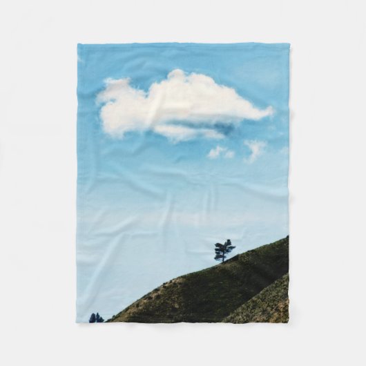Alone Fleece Deken (Voorkant)