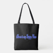 Alone is mijn Happy Place Tote Bag (Achterkant)