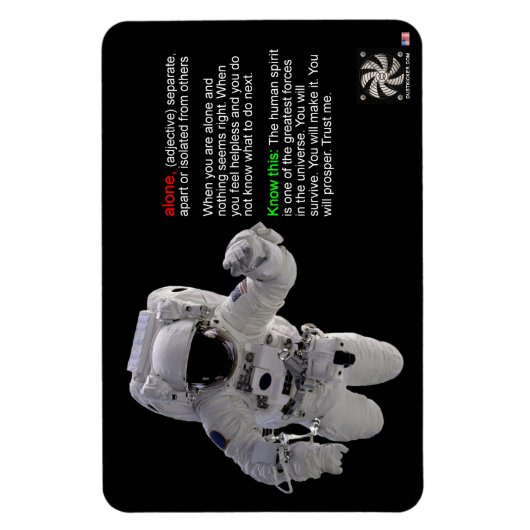 ALONE MAGNEET (Verticaal)