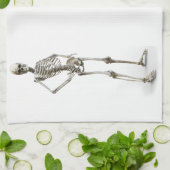 Alone Skeleton Kitchen Towels Theedoek (Gevouwen)