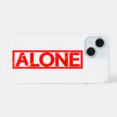 Alone Stamp iPhone 15 Case (Achterkant horizontaal)