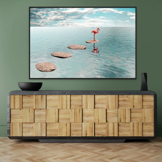 Alone – Stille Balans Canvas Afdruk