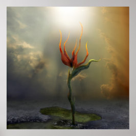 Alone | Surreal Digital Art Poster