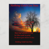 Alone Tree Briefkaart (Voorkant)