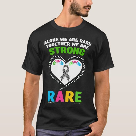 Alone We Are Rare Together We Are Strong Rare Dise T-shirt (Voorkant)