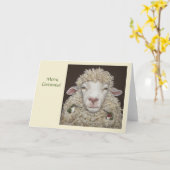 "Along for the Ride" kerstkaart Kaart (Gele Bloem)