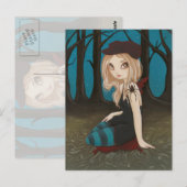 Along kwam een spin - briefkaart (Voorkant / Achterkant)