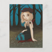 Along kwam een spin - briefkaart (Voorkant)