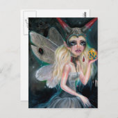 Along kwam met een spin briefkaart (Voorkant / Achterkant)