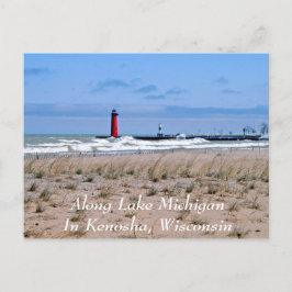 Along Lake Michigan Briefkaart