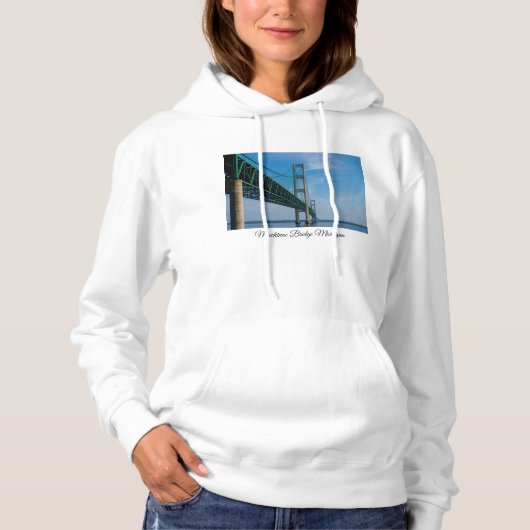 Along Mackinac Bridge Hoodie (Voorkant)